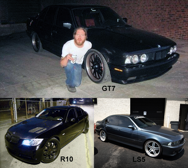 ryan dunn cars he has owned